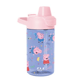 Summit Kids Plastic Water Bottle with Simple Flip Straw Lid