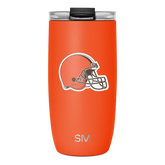 NFL Voyager Tumbler with Clear Flip Lid & Straw