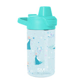 Summit Kids Plastic Water Bottle with Simple Flip Straw Lid