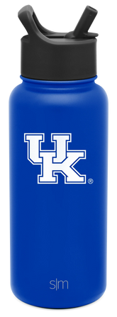 Collegiate Summit Water Bottle with Straw Lid