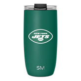 NFL Voyager Tumbler with Clear Flip Lid & Straw
