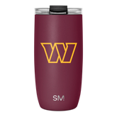 NFL Voyager Tumbler with Clear Flip Lid & Straw