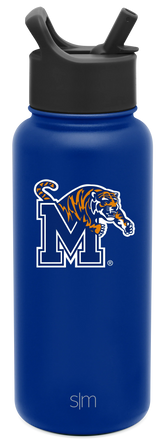 Collegiate Summit Water Bottle with Straw Lid