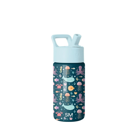 Summit Kids Water Bottle with Straw Lid