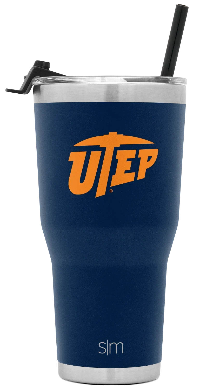Collegiate Cruiser Tumbler with Flip Lid and Straw