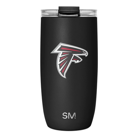 NFL Voyager Tumbler with Clear Flip Lid & Straw