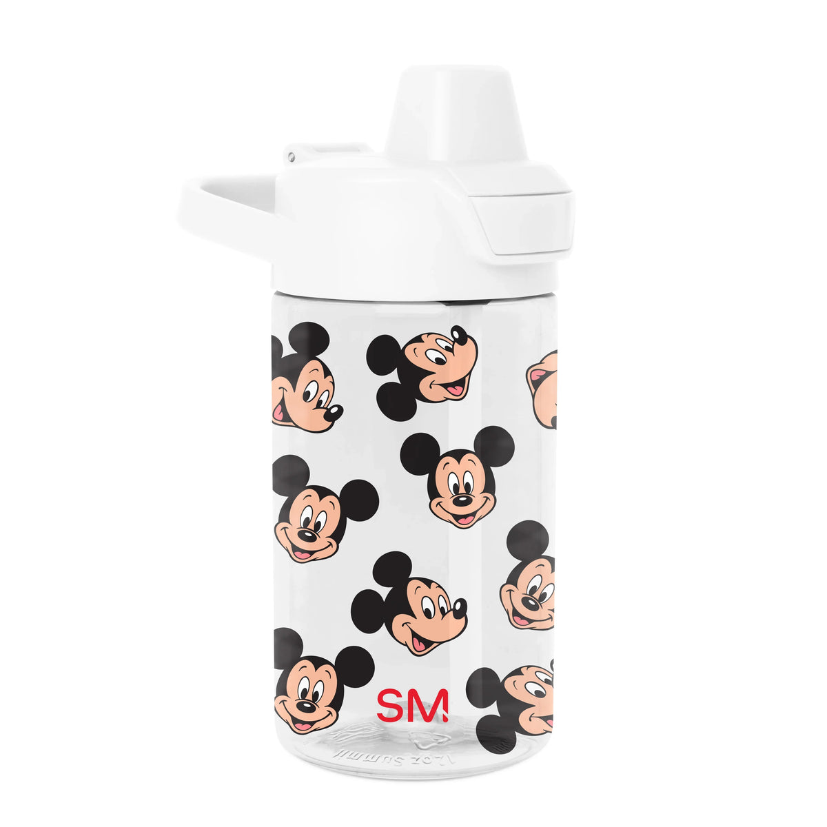 Summit Kids Plastic Water Bottle with Simple Flip Straw Lid