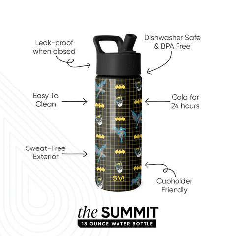 Summit Kids Water Bottle with Straw Lid